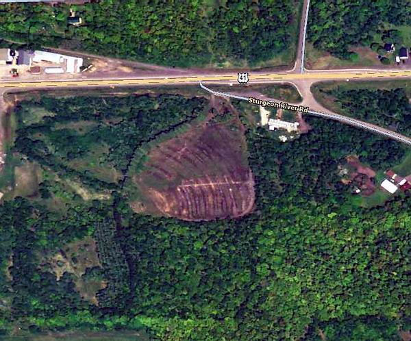 Hiawatha Drive-In Theatre - Aerial (newer photo)